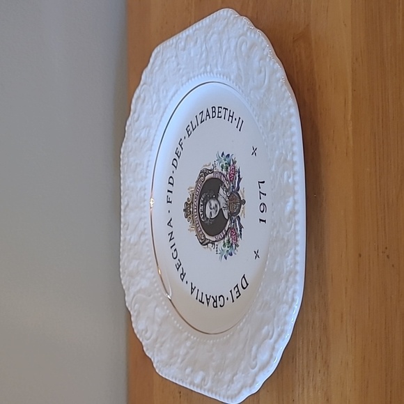 LORD NELSON POTTERY 1977 Silver Jubilee Her Majesty Queen Elizabeth II Plate - Picture 6 of 13